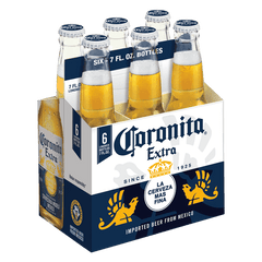 6-pack Corona flessen